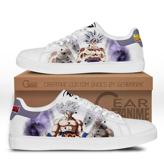 Dragon Ball Goku Ultra Instinct Skate Sneakers Custom Anime Shoes